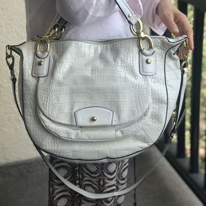 Coach crossbody tote handbag